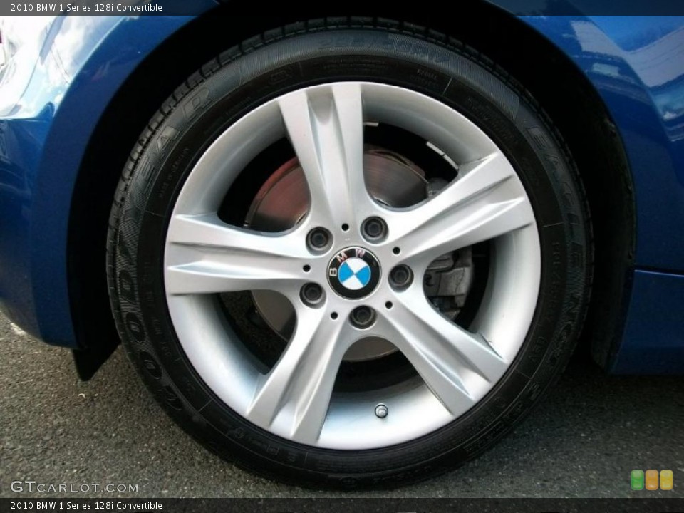 2010 BMW 1 Series 128i Convertible Wheel and Tire Photo #38610929