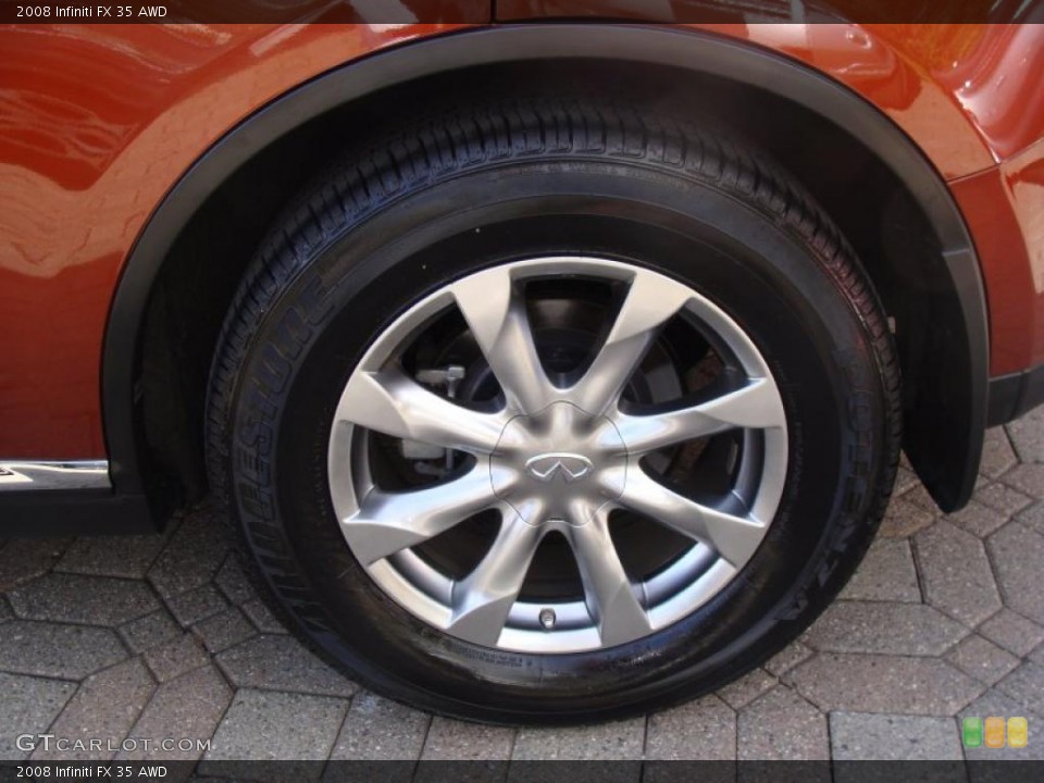 2008 Infiniti FX 35 AWD Wheel and Tire Photo #38612553