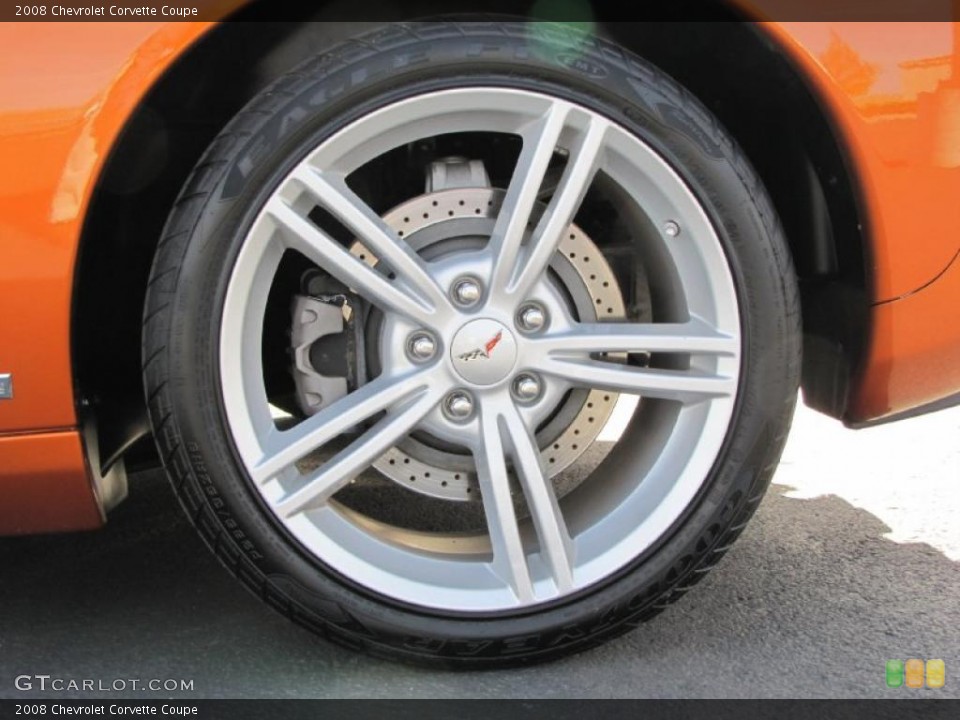 2008 Chevrolet Corvette Coupe Wheel and Tire Photo #38614414