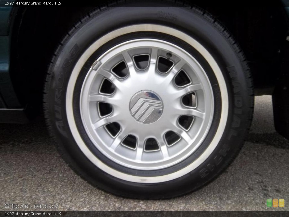 1997 Mercury Grand Marquis LS Wheel and Tire Photo #38616090