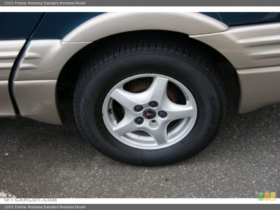 2003 Pontiac Montana  Wheel and Tire Photo #38618818