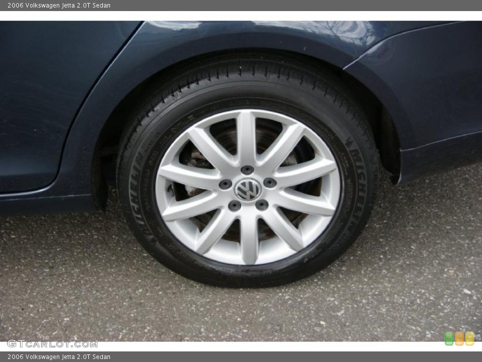 2006 Volkswagen Jetta 2.0T Sedan Wheel and Tire Photo #38619594