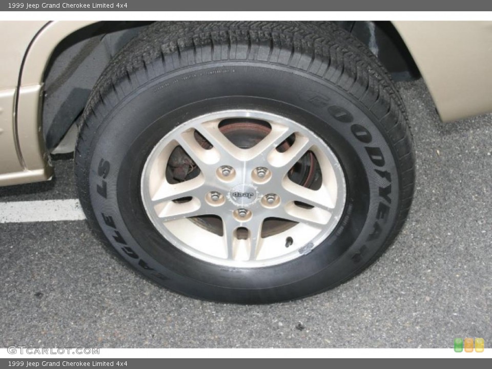 1999 Jeep Grand Cherokee Limited 4x4 Wheel and Tire Photo #38620538
