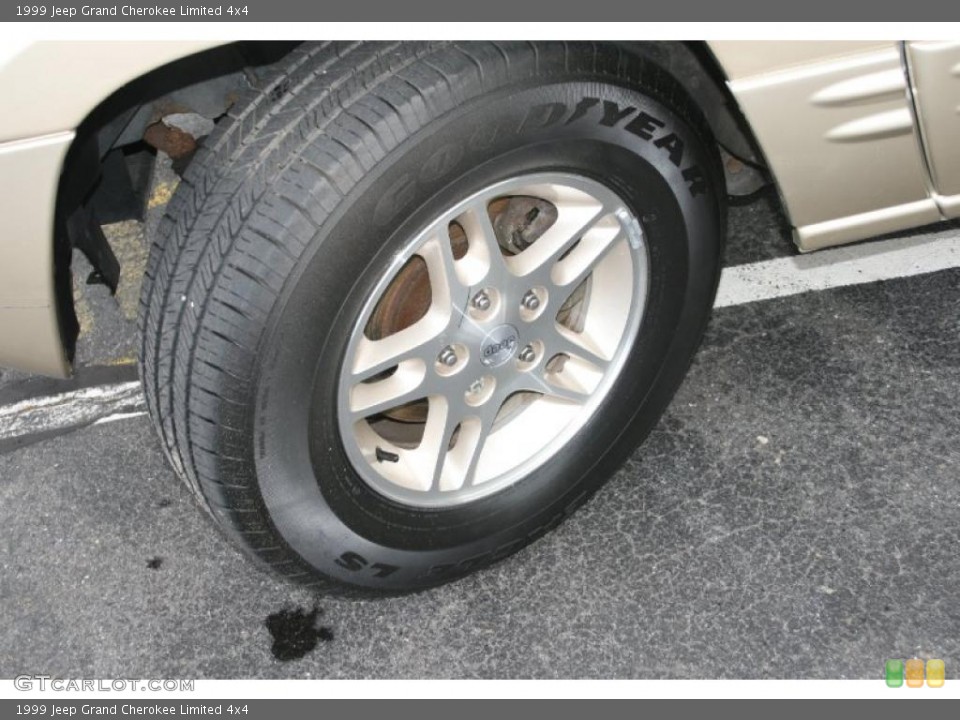 1999 Jeep Grand Cherokee Limited 4x4 Wheel and Tire Photo #38620558