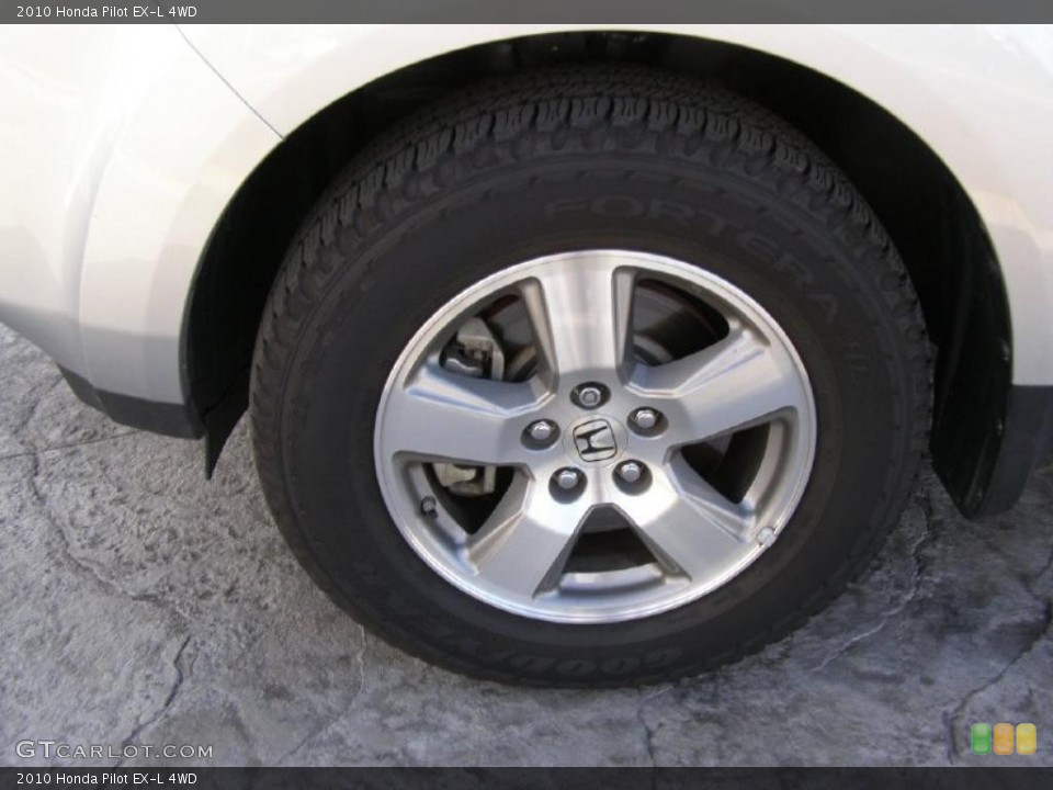 2010 Honda Pilot EX-L 4WD Wheel and Tire Photo #38621538