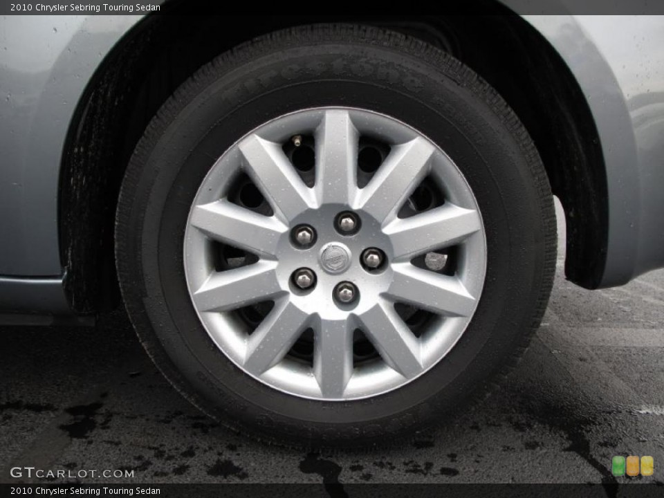 2010 Chrysler Sebring Touring Sedan Wheel and Tire Photo #38623714