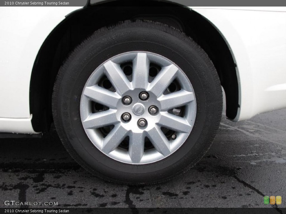 2010 Chrysler Sebring Touring Sedan Wheel and Tire Photo #38624114