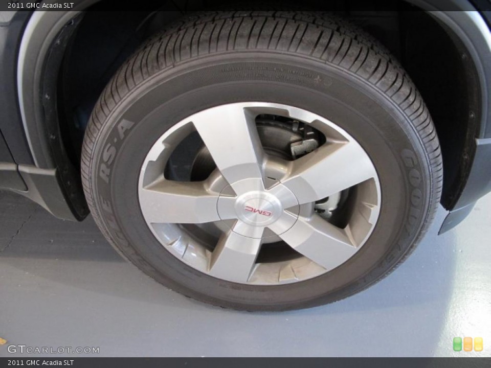 2011 GMC Acadia SLT Wheel and Tire Photo #38625644