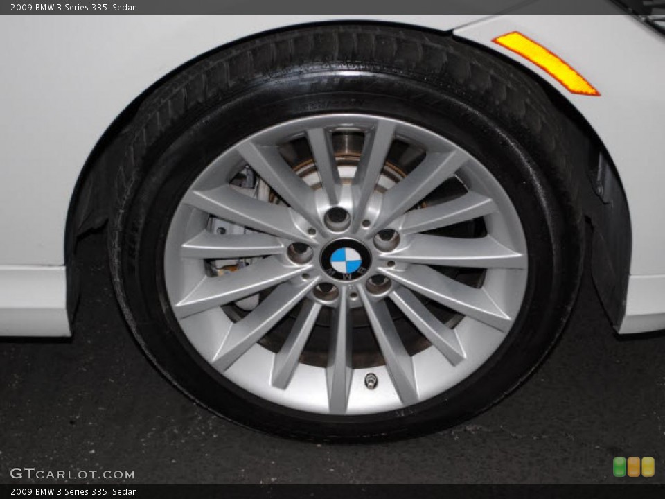 2009 BMW 3 Series 335i Sedan Wheel and Tire Photo #38635538