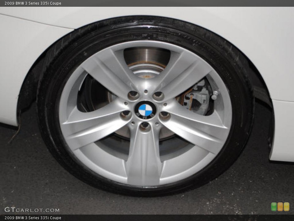 2009 BMW 3 Series 335i Coupe Wheel and Tire Photo #38636058