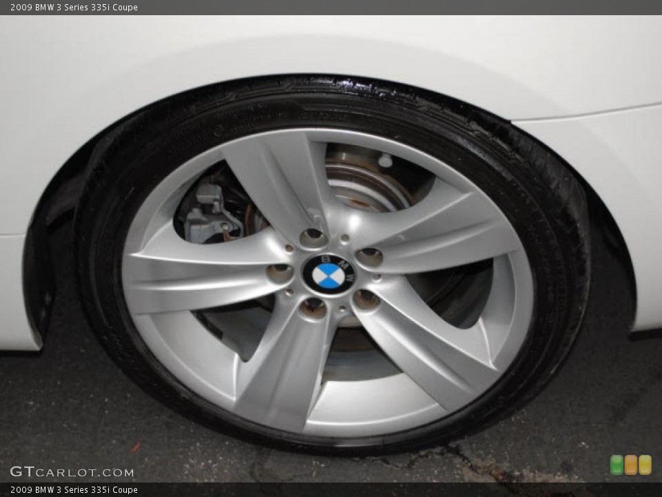 2009 BMW 3 Series 335i Coupe Wheel and Tire Photo #38636114