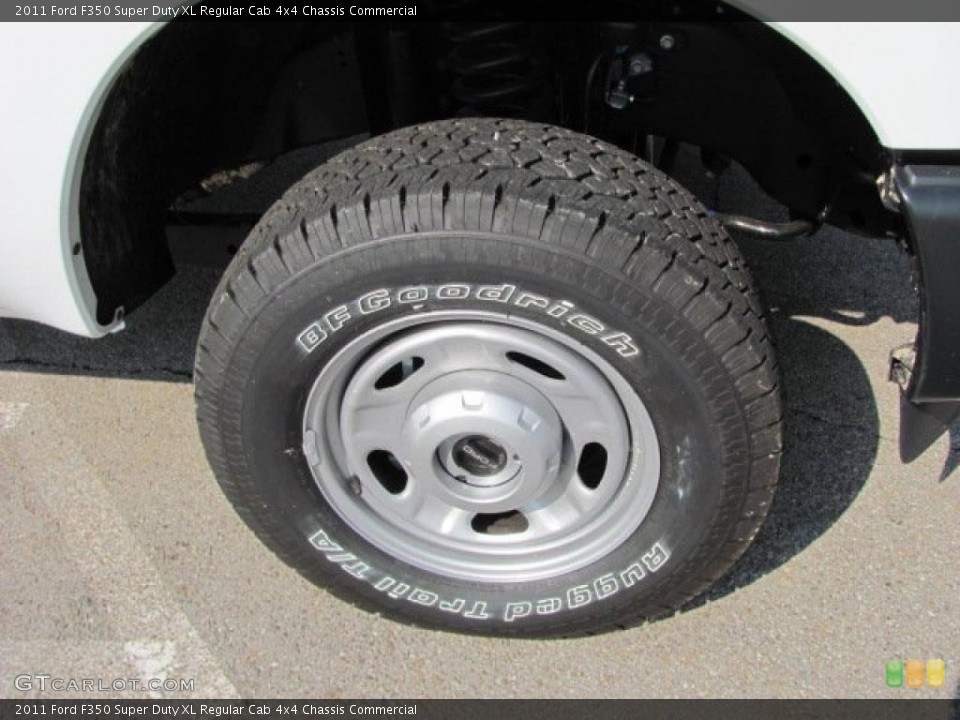 2011 Ford F350 Super Duty XL Regular Cab 4x4 Chassis Commercial Wheel and Tire Photo #38637728