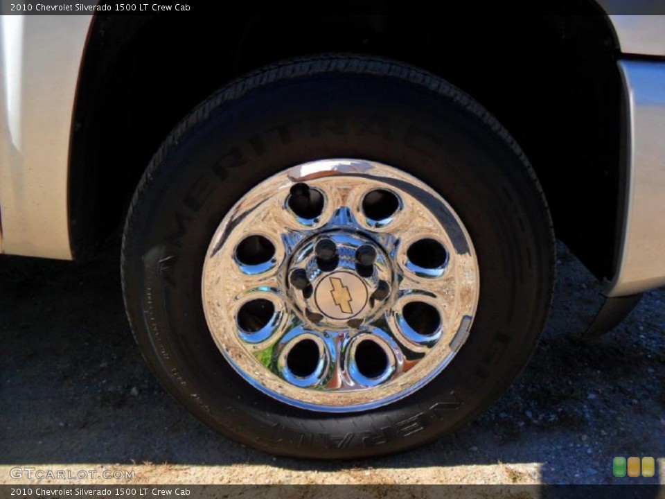 2010 Chevrolet Silverado 1500 LT Crew Cab Wheel and Tire Photo #38639138