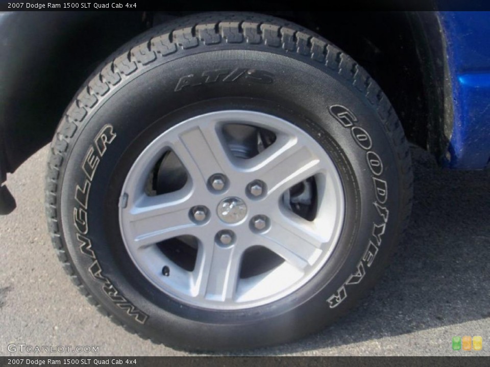 2007 Dodge Ram 1500 SLT Quad Cab 4x4 Wheel and Tire Photo #38642094