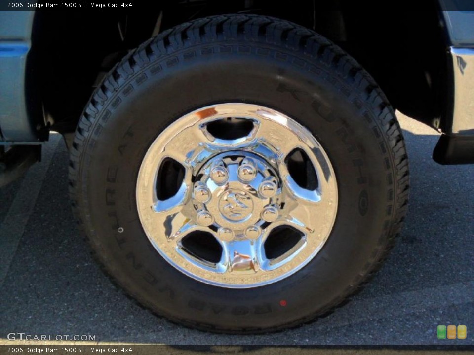 2006 Dodge Ram 1500 SLT Mega Cab 4x4 Wheel and Tire Photo #38642146