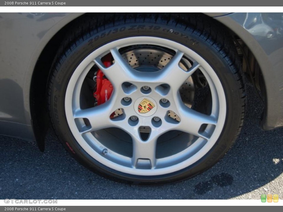 2008 Porsche 911 Carrera S Coupe Wheel and Tire Photo #38643190