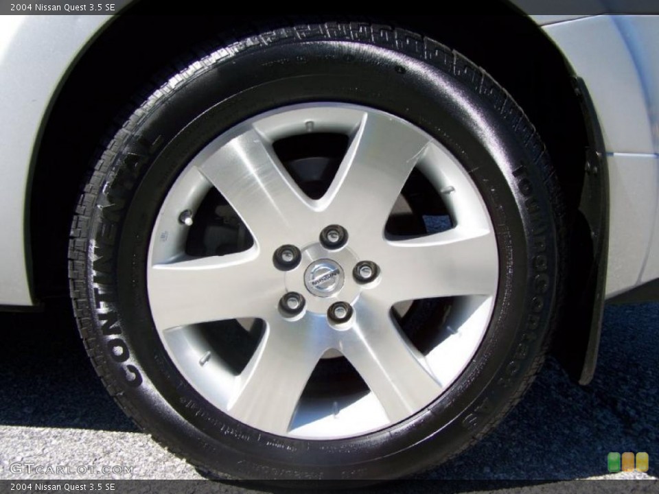 2004 Nissan Quest 3.5 SE Wheel and Tire Photo #38646526
