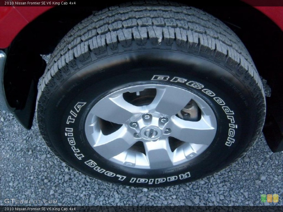 2010 Nissan Frontier SE V6 King Cab 4x4 Wheel and Tire Photo #38647622