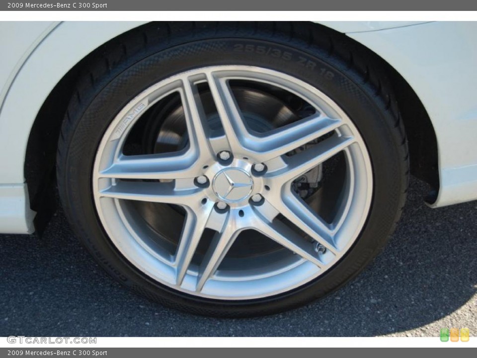 2009 Mercedes-Benz C 300 Sport Wheel and Tire Photo #38647658