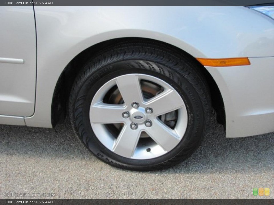 2008 Ford Fusion SE V6 AWD Wheel and Tire Photo #38648102