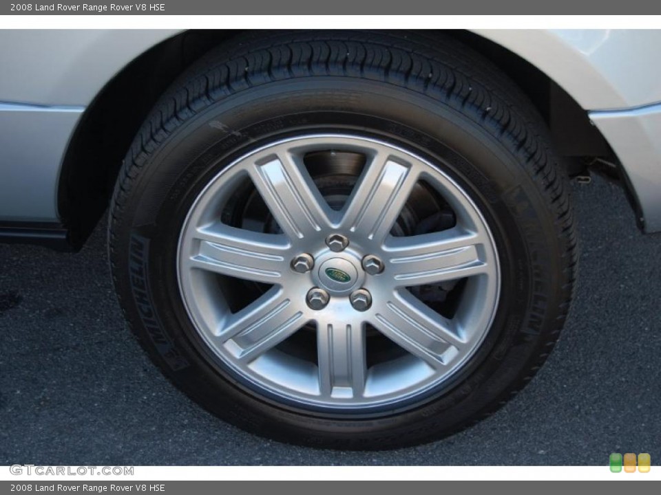 2008 Land Rover Range Rover V8 HSE Wheel and Tire Photo #38648466