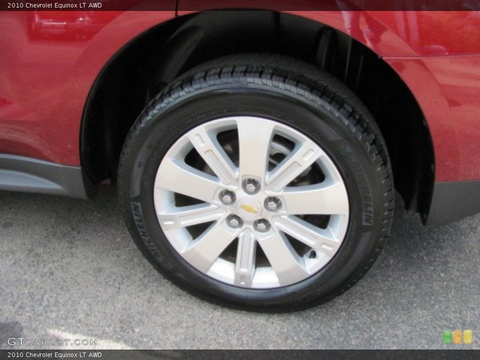 2010 Chevrolet Equinox LT AWD Wheel and Tire Photo #38648702