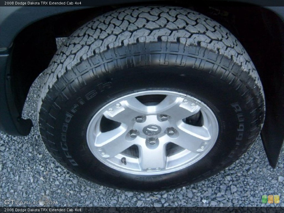 2008 Dodge Dakota TRX Extended Cab 4x4 Wheel and Tire Photo #38648958