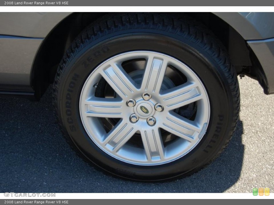 2008 Land Rover Range Rover V8 HSE Wheel and Tire Photo #38649234