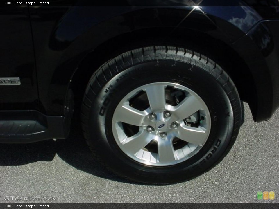 2008 Ford Escape Limited Wheel and Tire Photo #38651285
