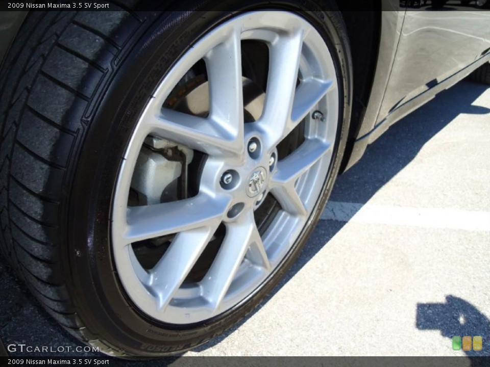 2009 Nissan Maxima 3.5 SV Sport Wheel and Tire Photo #38653950