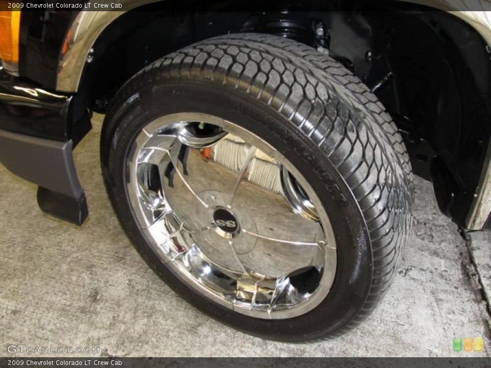 2009 Chevrolet Colorado Custom Wheel and Tire Photo #38657522