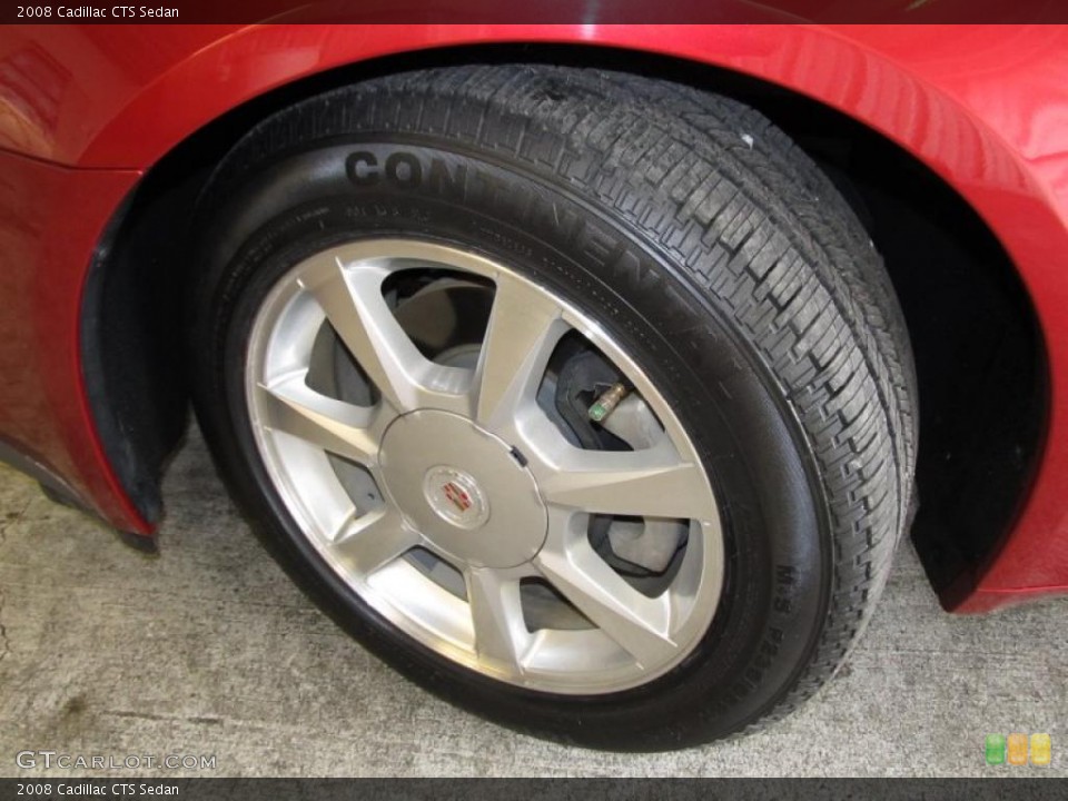 2008 Cadillac CTS Sedan Wheel and Tire Photo #38659042