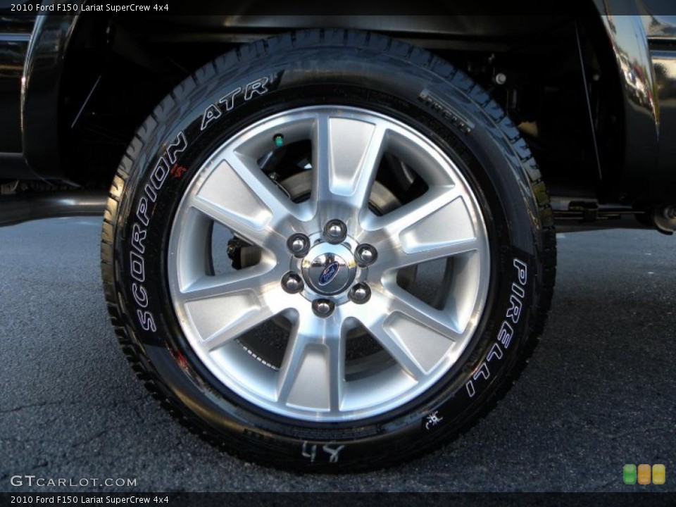 2010 Ford F150 Lariat SuperCrew 4x4 Wheel and Tire Photo #38665102