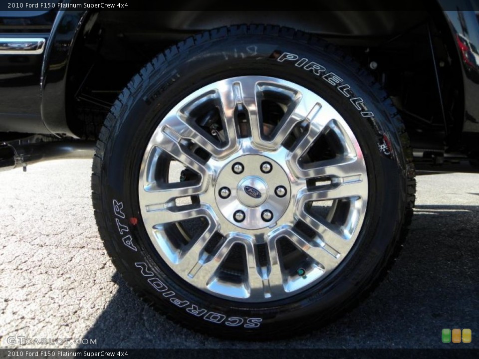 2010 Ford F150 Platinum SuperCrew 4x4 Wheel and Tire Photo #38665578