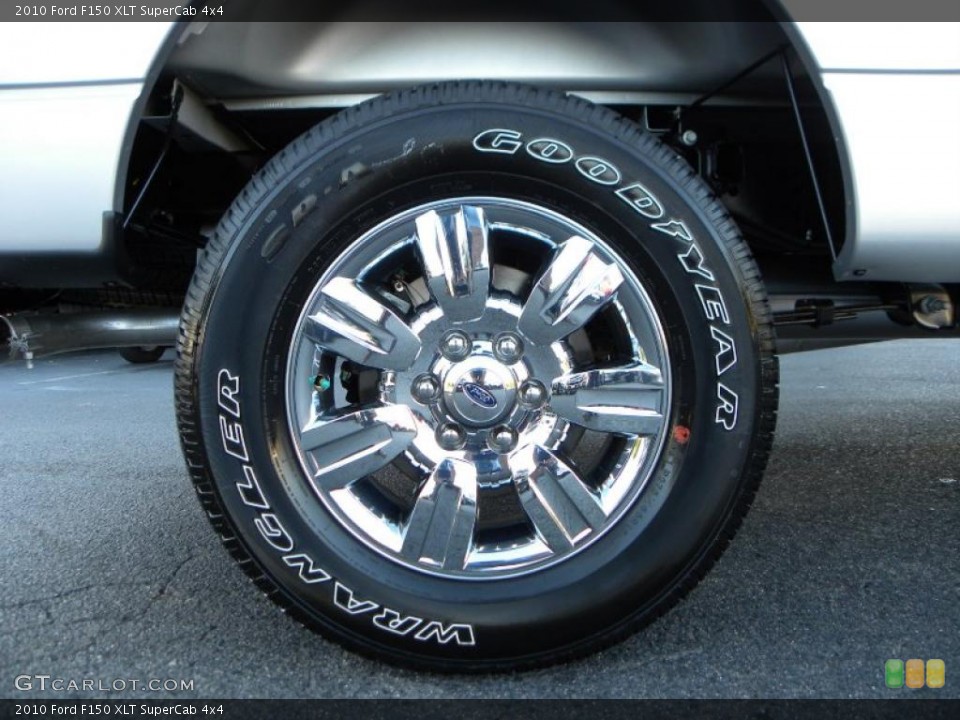 2010 Ford F150 XLT SuperCab 4x4 Wheel and Tire Photo #38666126