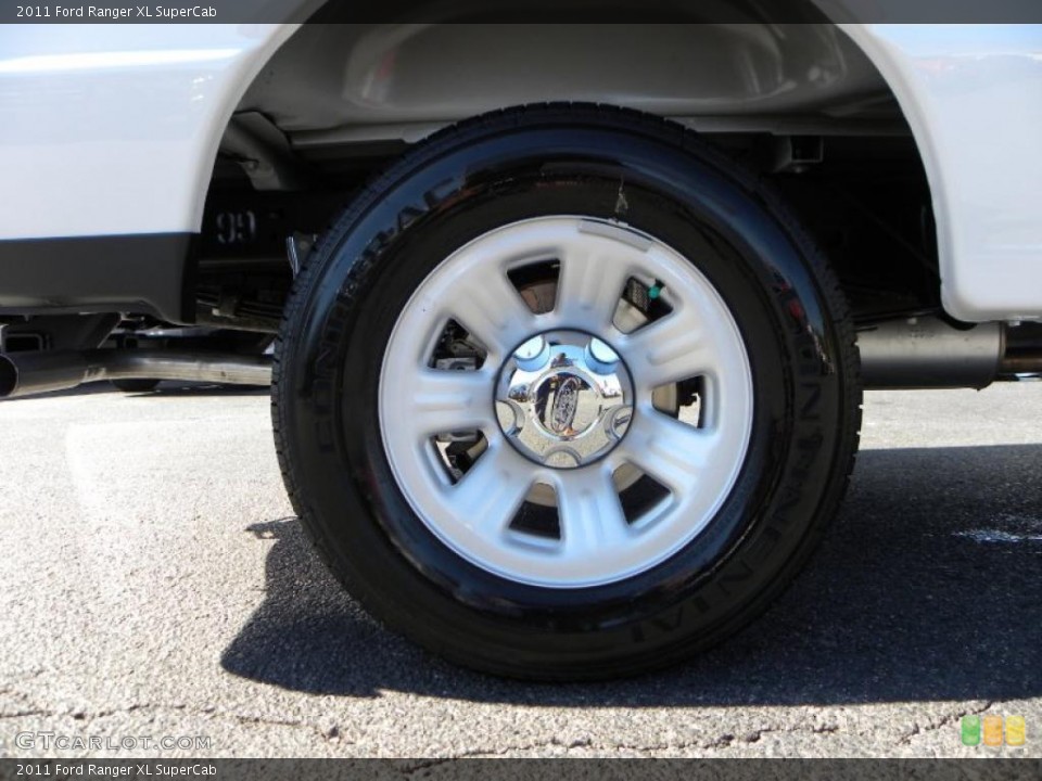 2011 Ford Ranger XL SuperCab Wheel and Tire Photo #38667002