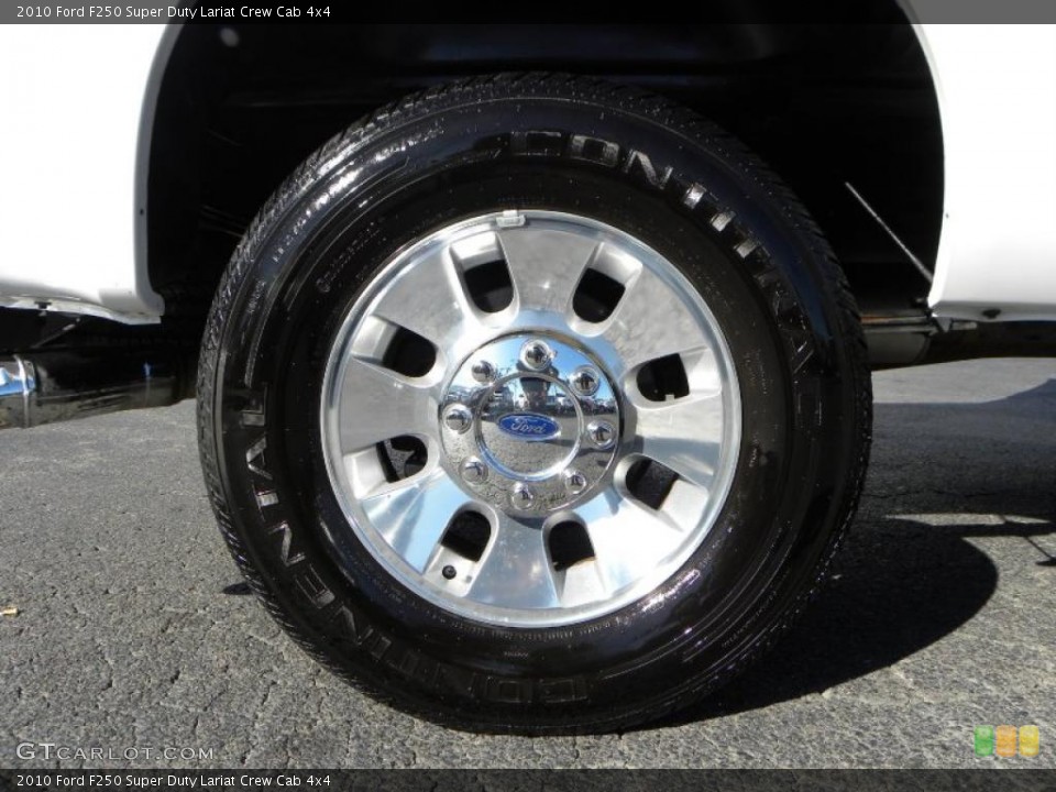 2010 Ford F250 Super Duty Lariat Crew Cab 4x4 Wheel and Tire Photo #38667930