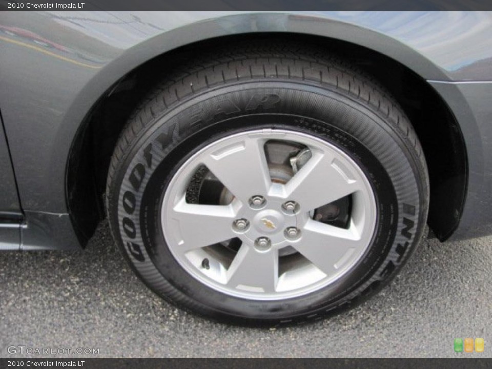 2010 Chevrolet Impala LT Wheel and Tire Photo #38670399