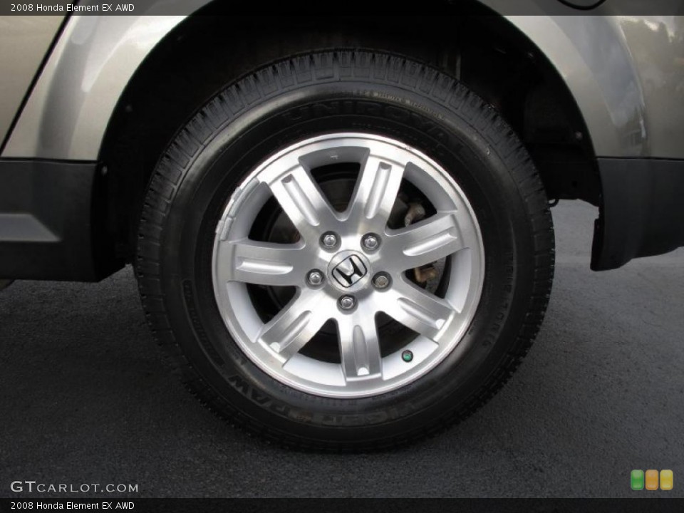 2008 Honda Element EX AWD Wheel and Tire Photo #38671636