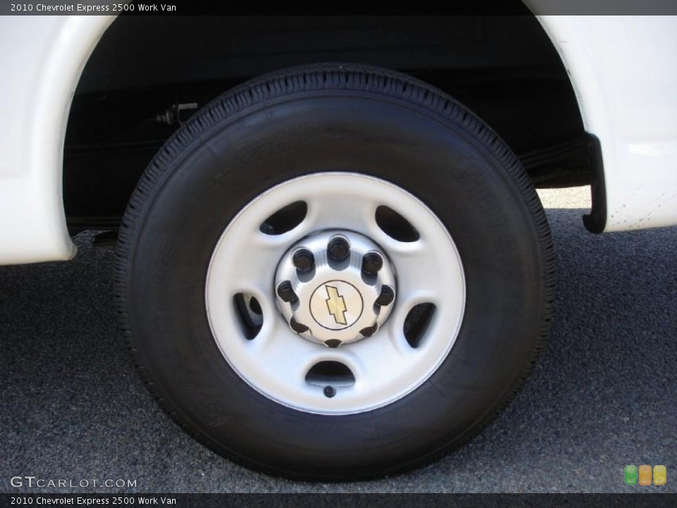 2010 Chevrolet Express 2500 Work Van Wheel and Tire Photo #38675882