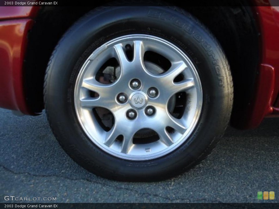 2003 Dodge Grand Caravan EX Wheel and Tire Photo #38676394