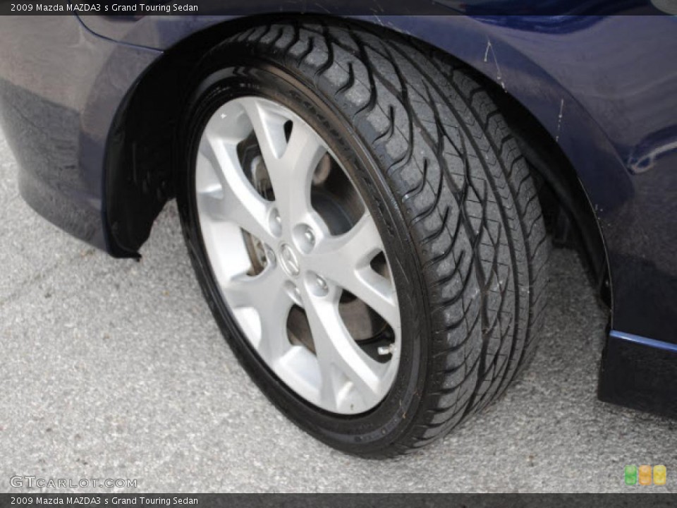 2009 Mazda MAZDA3 s Grand Touring Sedan Wheel and Tire Photo #38677922