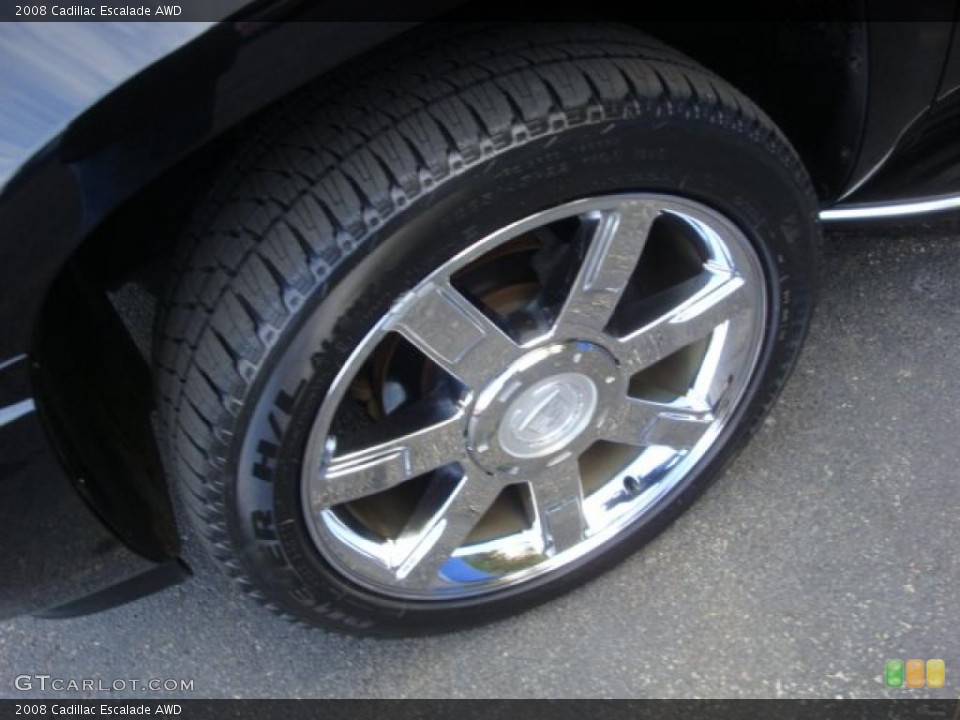 2008 Cadillac Escalade AWD Wheel and Tire Photo #38678302