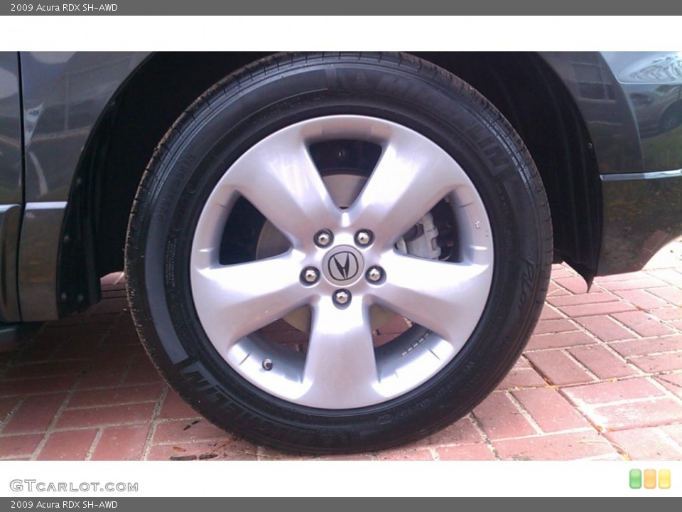 2009 Acura RDX SH-AWD Wheel and Tire Photo #38679322