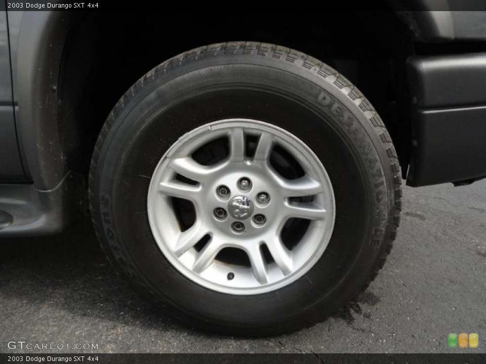2003 Dodge Durango SXT 4x4 Wheel and Tire Photo #38681022
