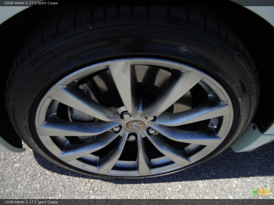2008 Infiniti G 37 S Sport Coupe Wheel and Tire Photo #38683678