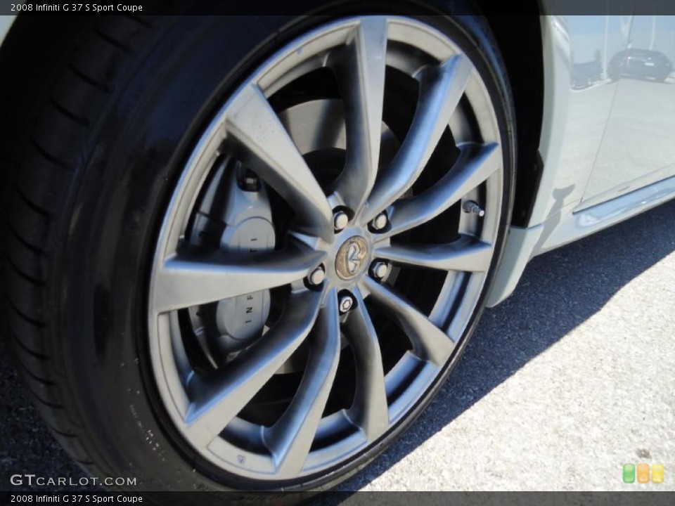 2008 Infiniti G 37 S Sport Coupe Wheel and Tire Photo #38683694