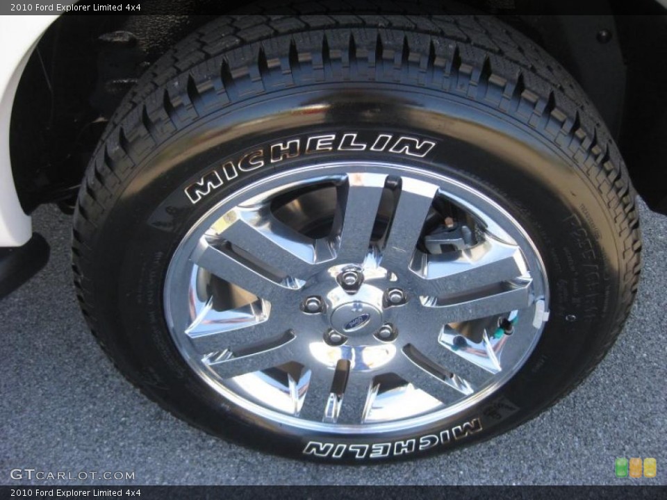 2010 Ford Explorer Limited 4x4 Wheel and Tire Photo #38683858