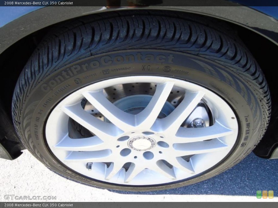 2008 Mercedes-Benz CLK 350 Cabriolet Wheel and Tire Photo #38684226