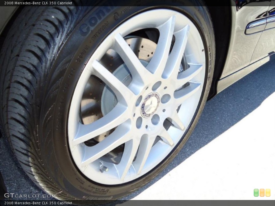 2008 Mercedes-Benz CLK 350 Cabriolet Wheel and Tire Photo #38684238
